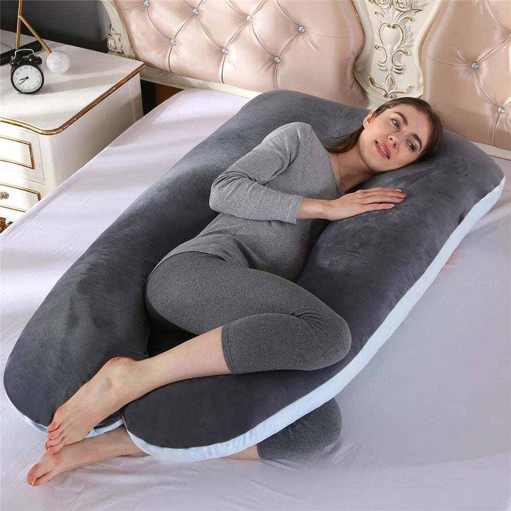 1.3KG Cotton Pillow for Pregnant Women Pregnancy Pillow Maternity Breastfeeding Pillow Cushion Pregnancy Nursing Pillow