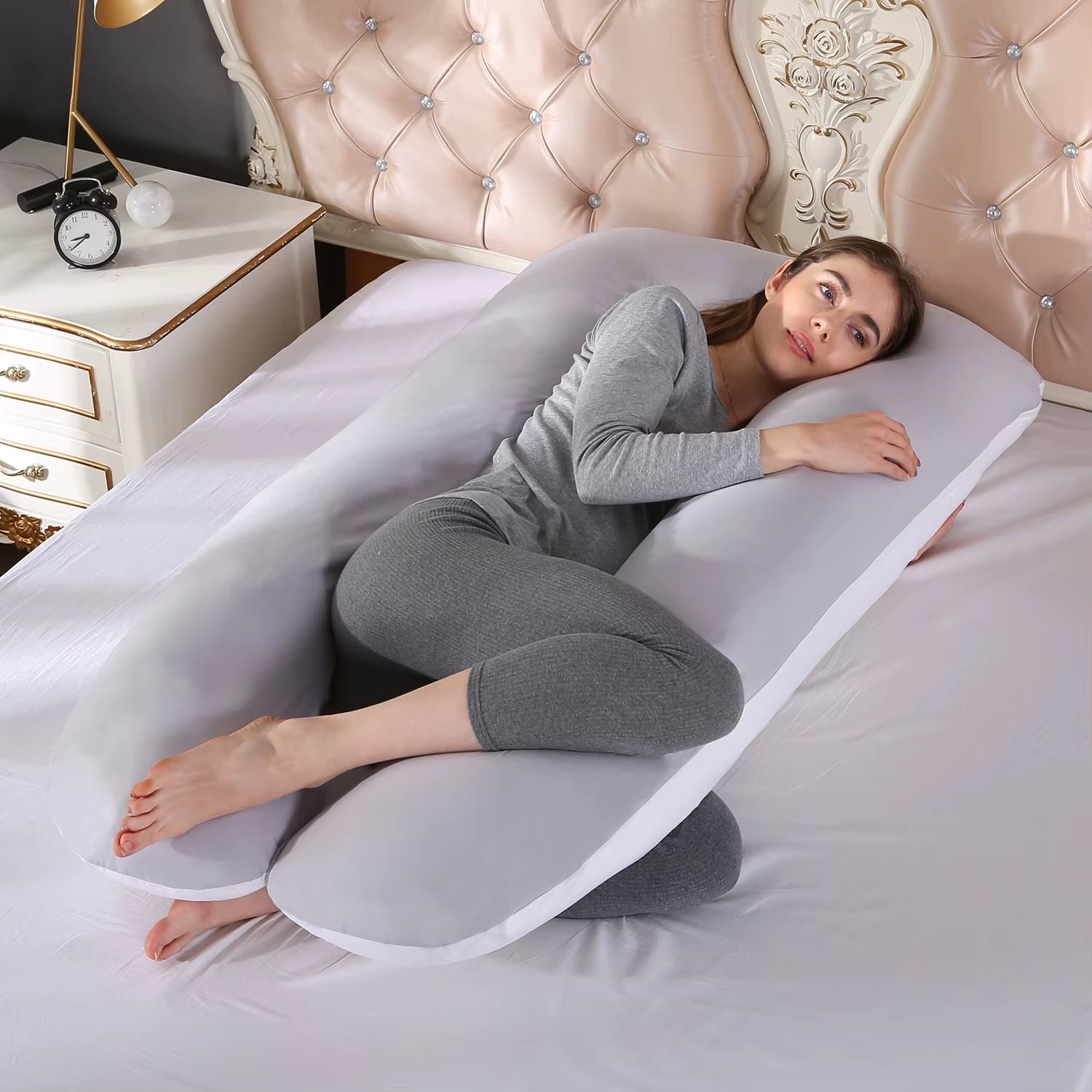 1.3KG Cotton Pillow for Pregnant Women Pregnancy Pillow Maternity Breastfeeding Pillow Cushion Pregnancy Nursing Pillow