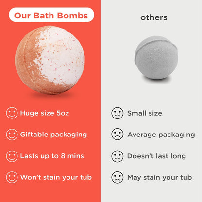 Superhero Bath Bombs for Kids with Surprise Toys inside (6 Pack) - Large Bubble Bomb Fizzies for Boys, Girls, & Toddlers - Birthday Gift for Kids - Fruity Scent, USA Made by