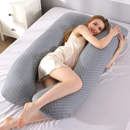 1.3KG Cotton Pillow for Pregnant Women Pregnancy Pillow Maternity Breastfeeding Pillow Cushion Pregnancy Nursing Pillow
